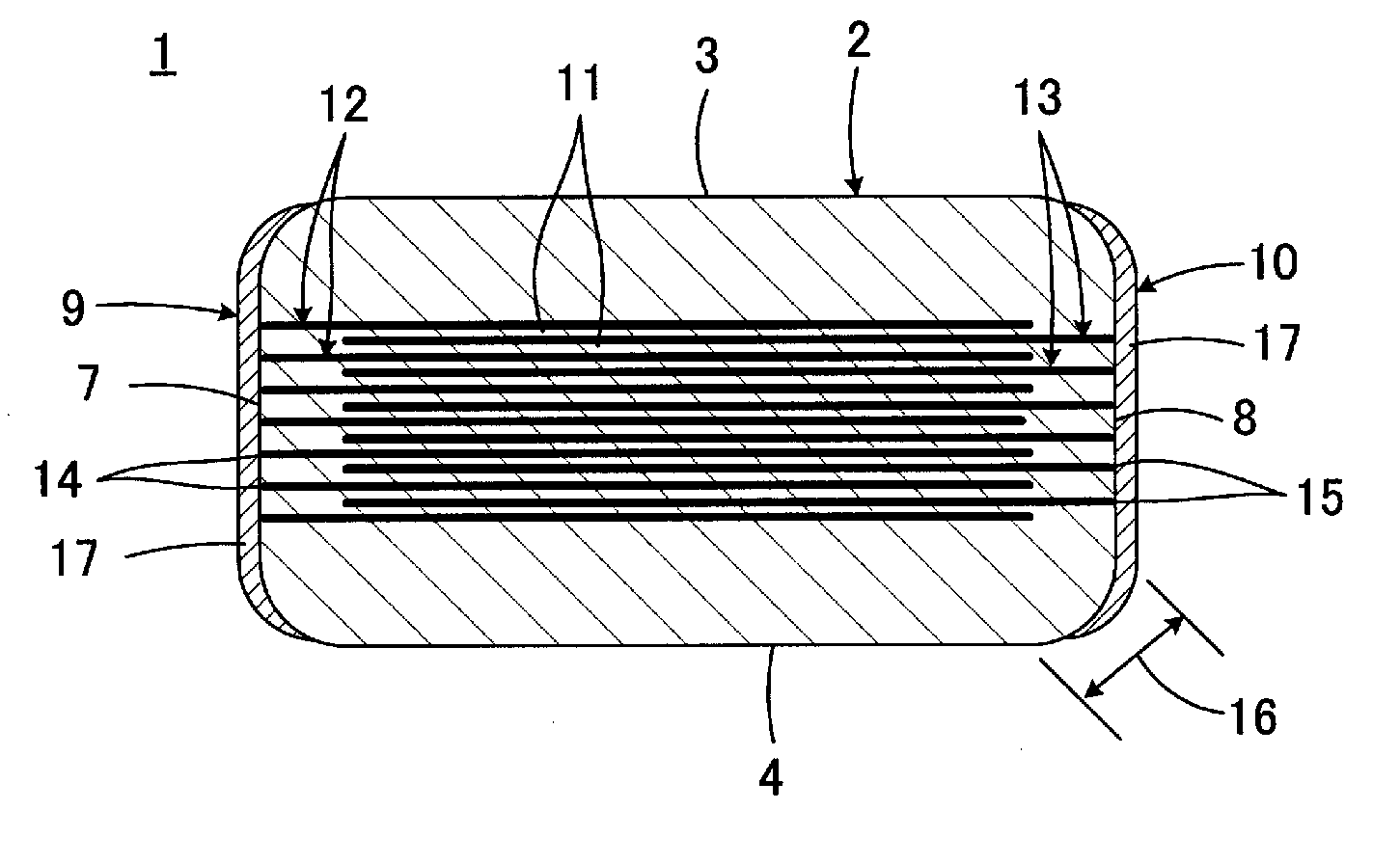 Laminated ceramic electronic component