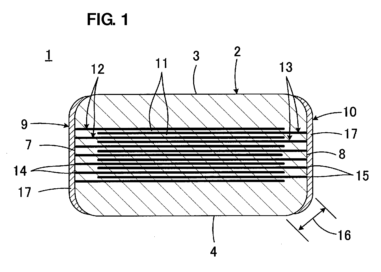 Laminated ceramic electronic component