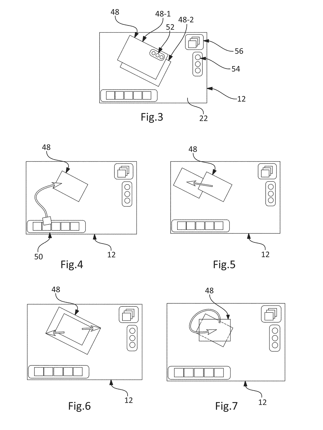 Device and method for visual sharing of data