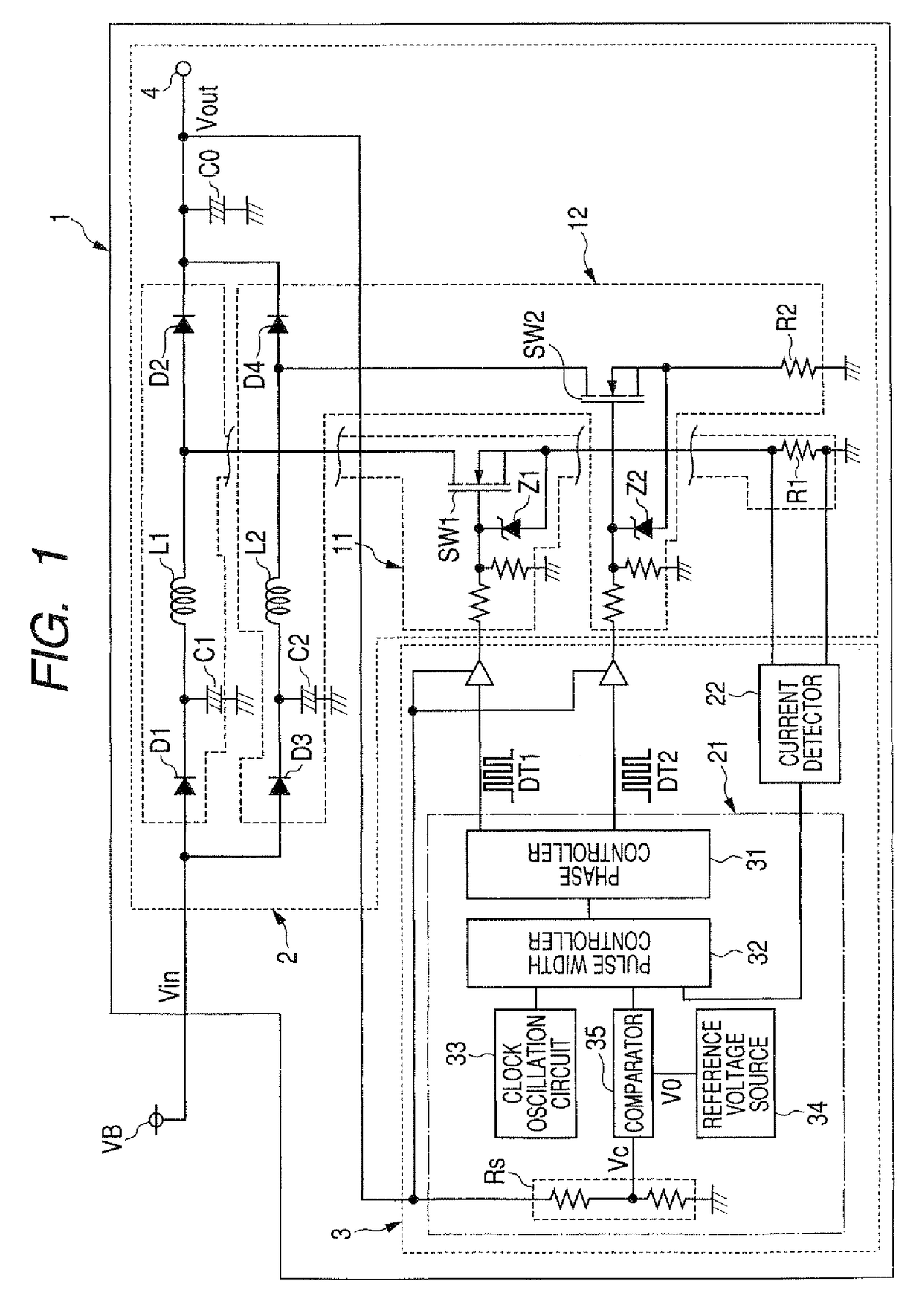 Switching power supply with switching circuits