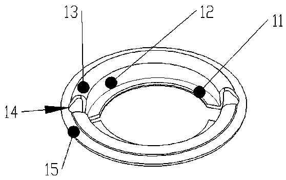 Threaded washer and installation method thereof