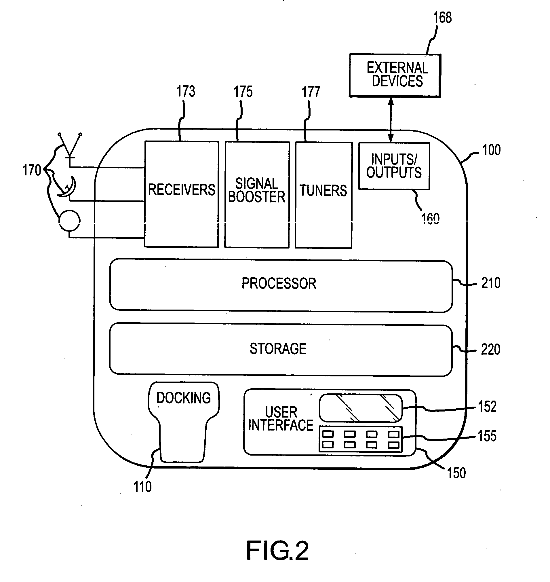 Mobile device base station for enhanced signal strength for media services