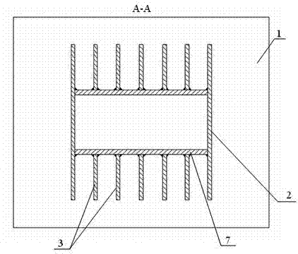 Welding method for support rack of nuclear reactor evaporator