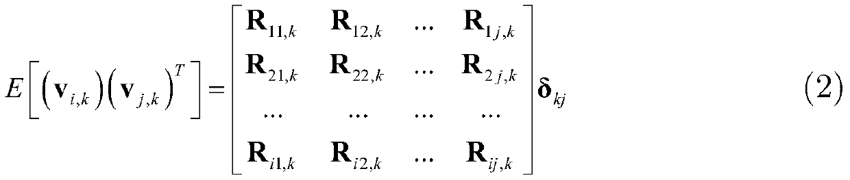 centralized two-stage Kalman estimation method with related measurement noise