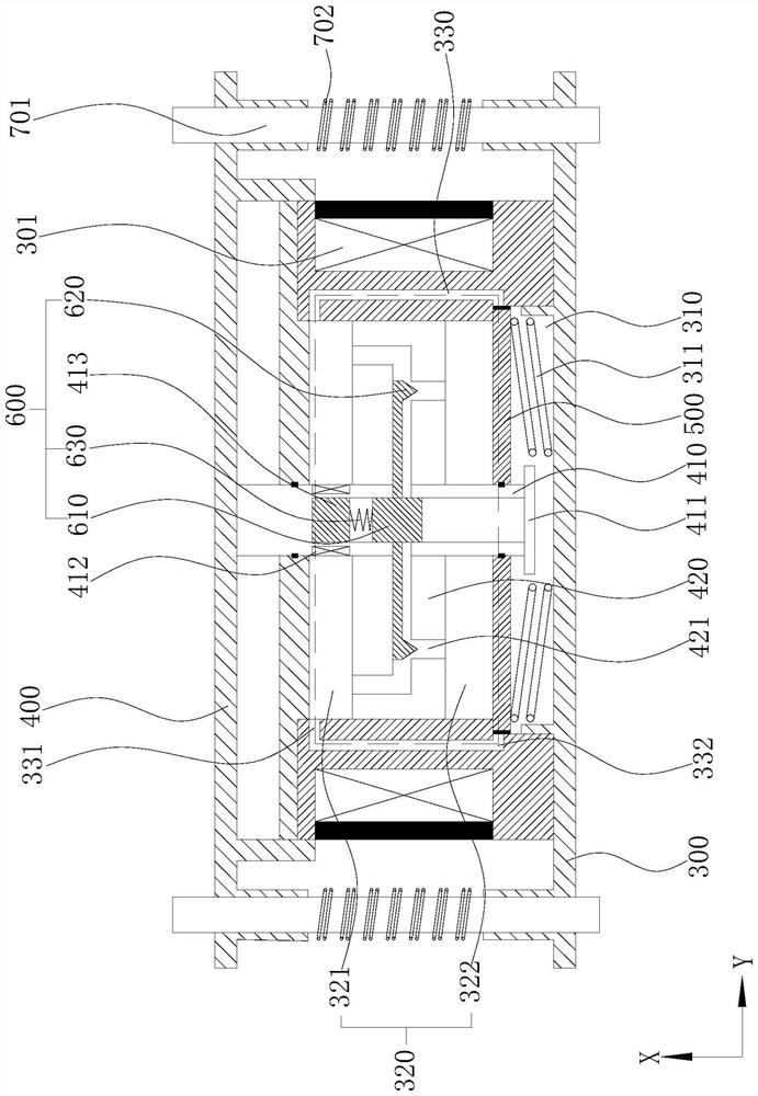 Magnetorheological fluid shock absorber and hydrogen cylinder protection support