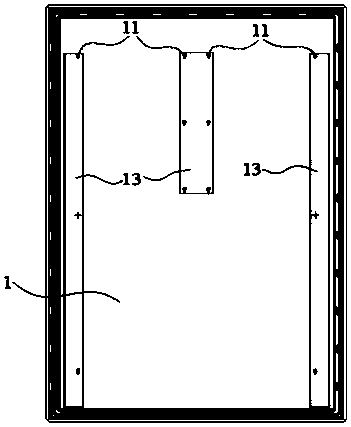 A refrigerator door shelf installation structure and refrigerator