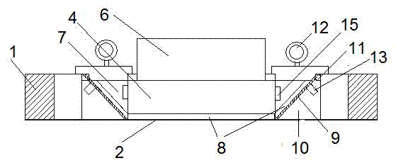 Screen printing device for solar batteries