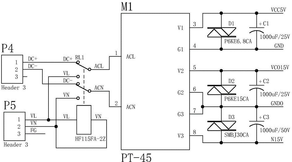 Dual-power-supply input data acquisition terminal