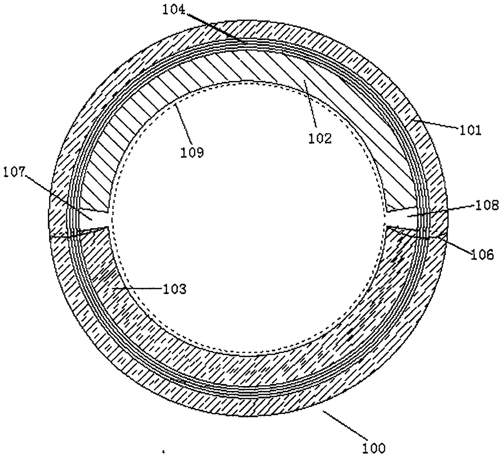 AC asynchronous motor with circumferential windings