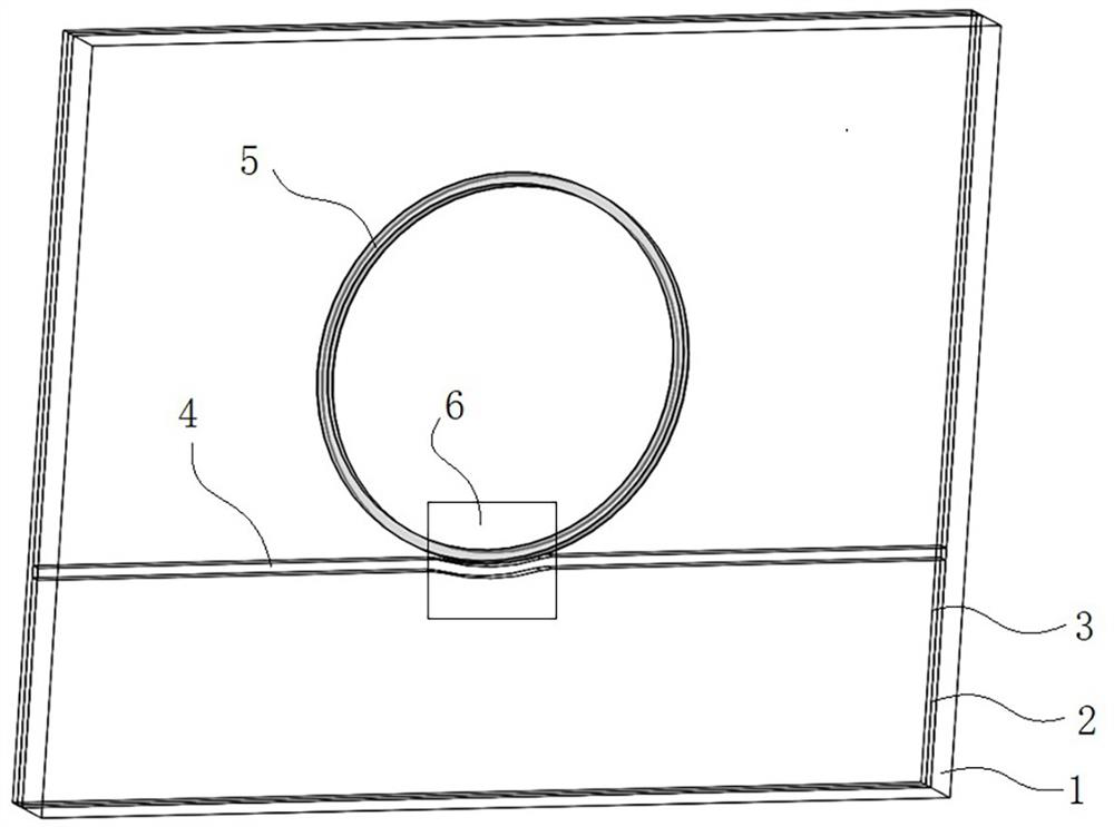 Light-modulated micro-ring resonant cavity and preparation method thereof