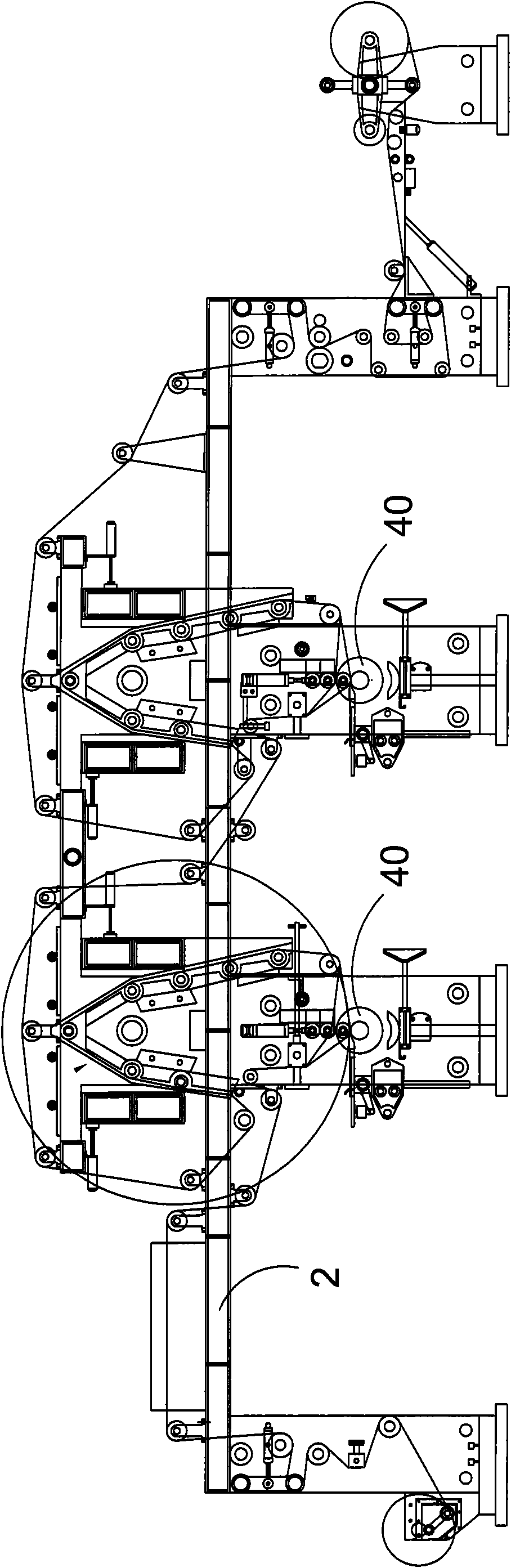 Scraper mechanism of transfer printing machine