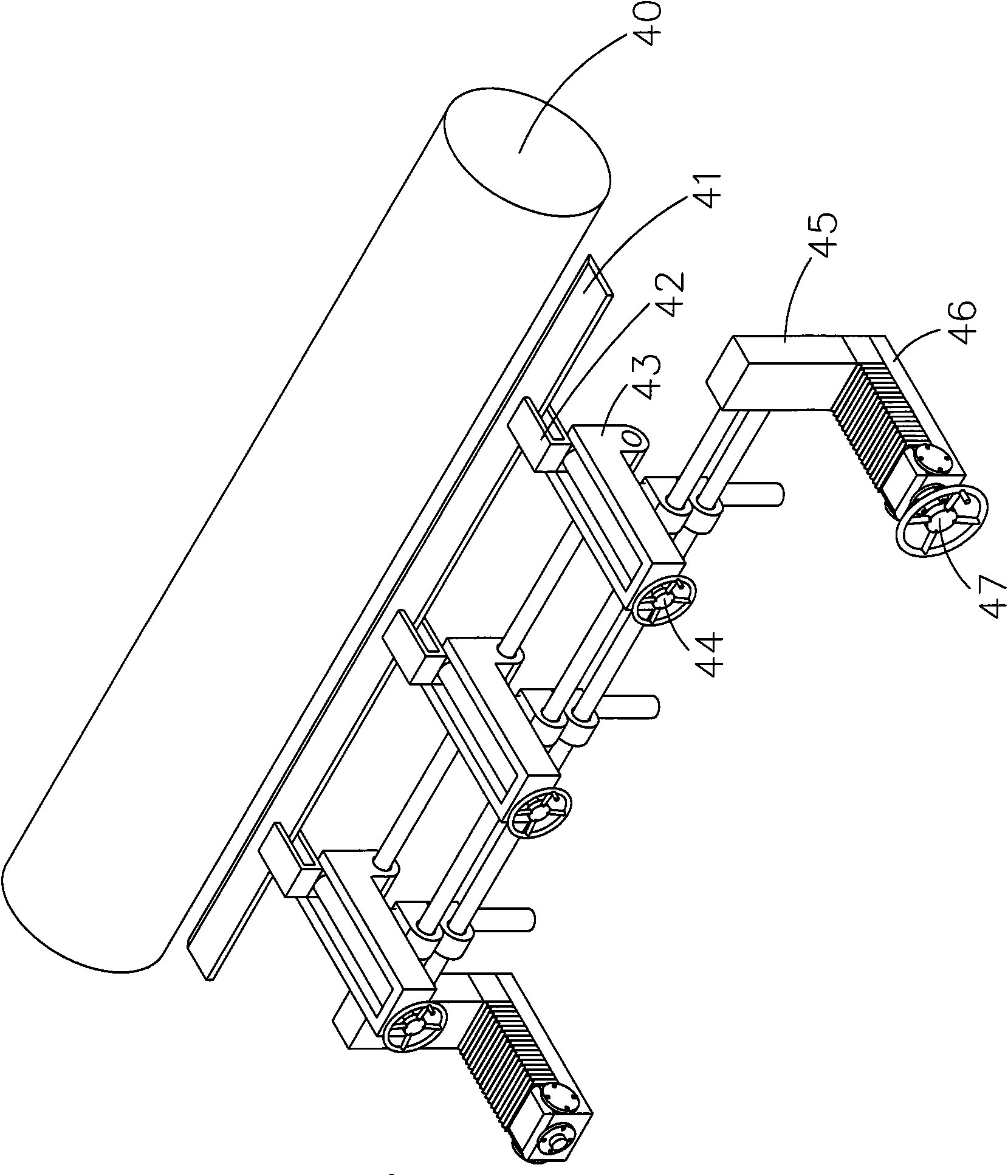 Scraper mechanism of transfer printing machine