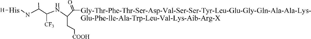 GLP-1 (glucagon-like peptide-1) derivative and application thereof