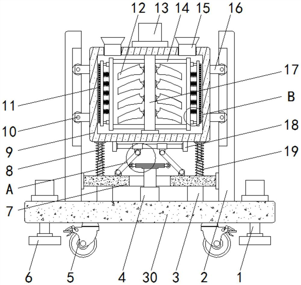 High-speed mixer with good mixing effect for cable material production