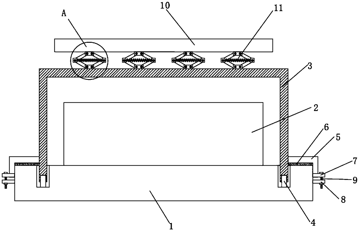 Protective device for control panel of wave wheel semi-automatic washing machine