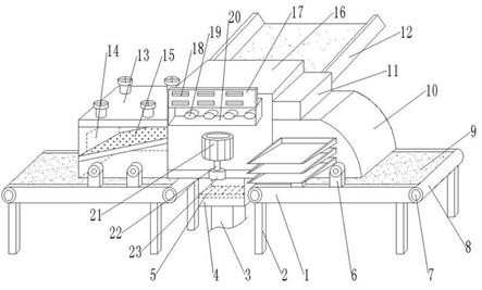 Sorting machine for domestic waste sorting