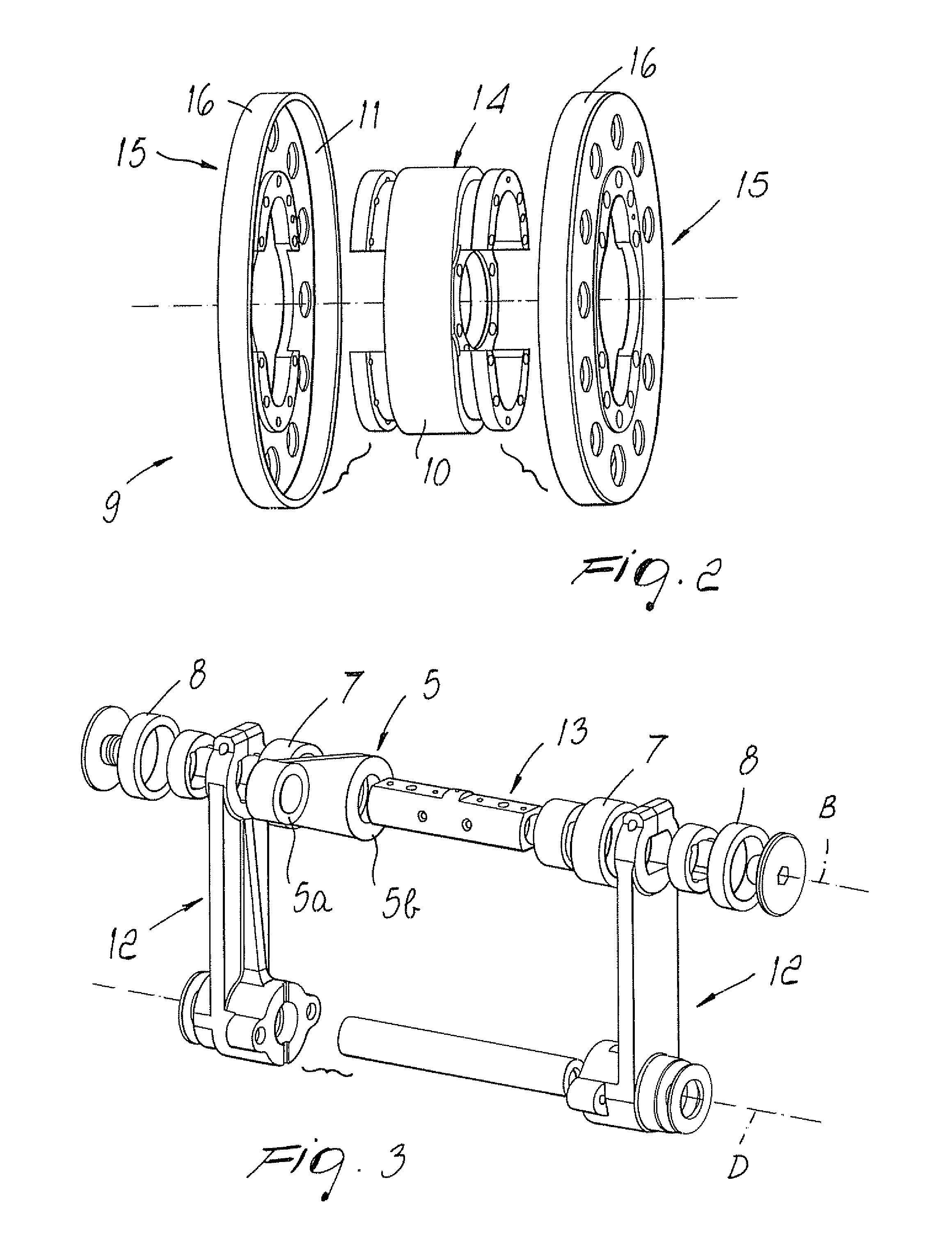 Internal-Combustion Engine With Guided Roller Piston Drive