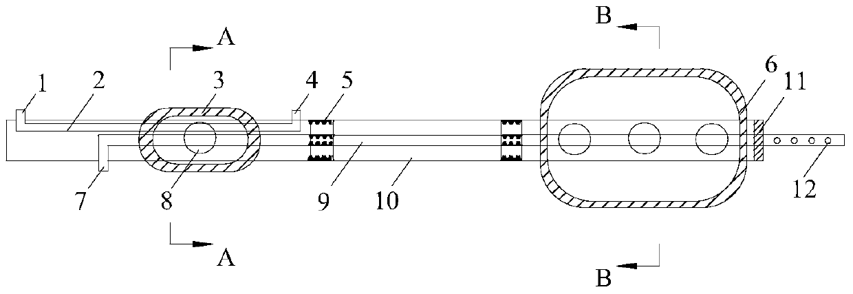 A device and method for enhancing gas drainage integrated with cutting, sealing and pressure