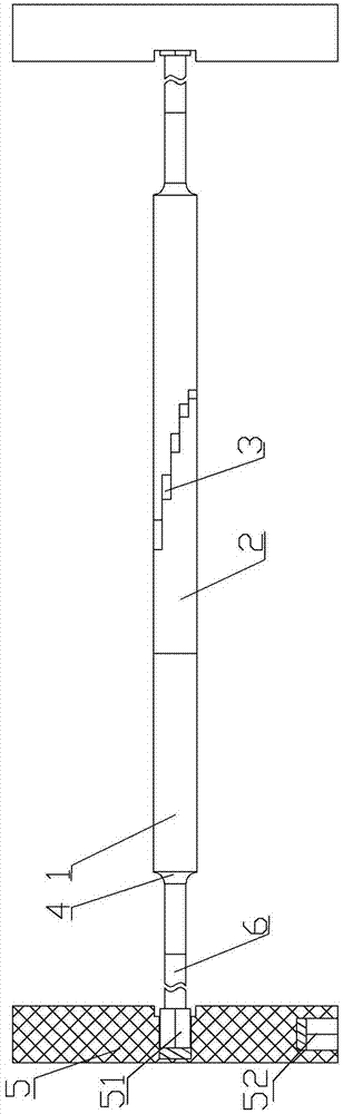 Cable erecting and fixing device