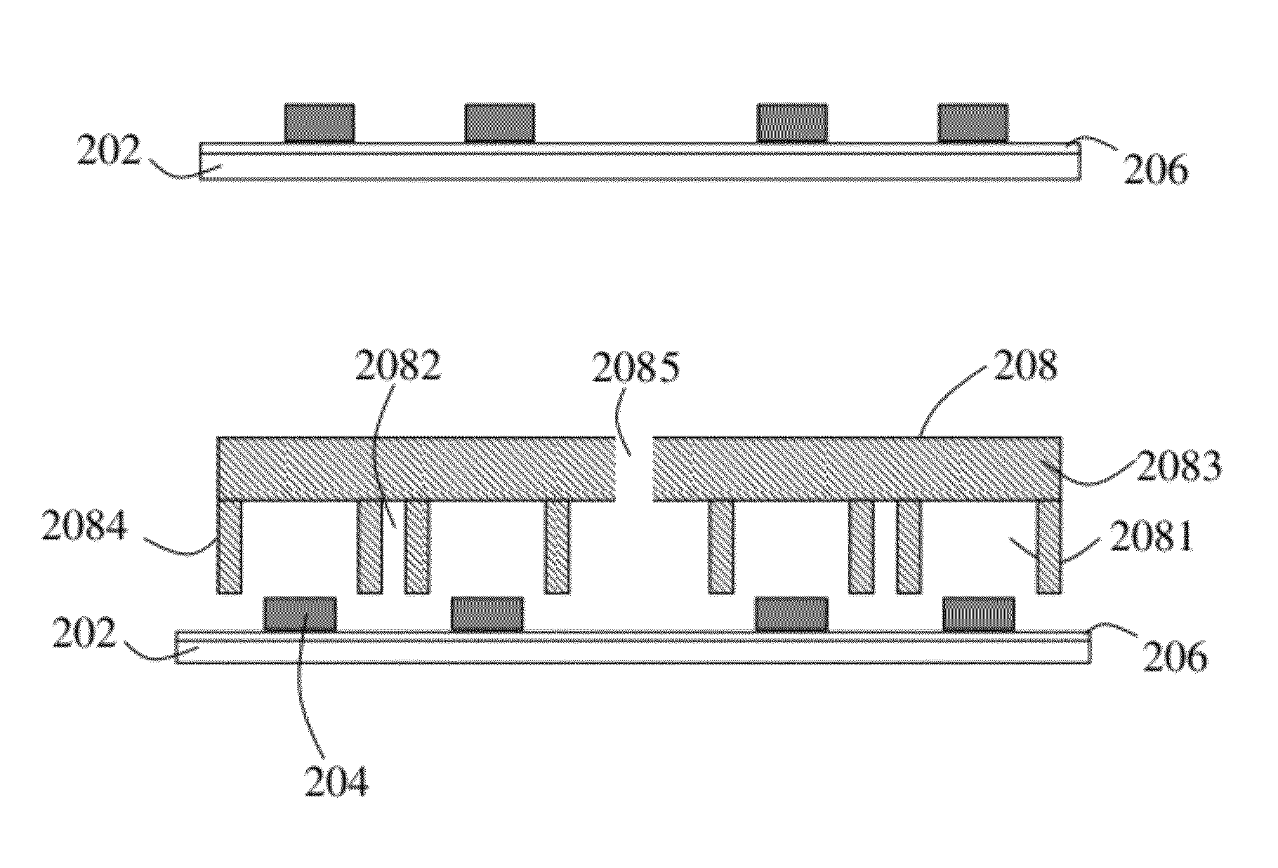 Injection molding system and method of chip package