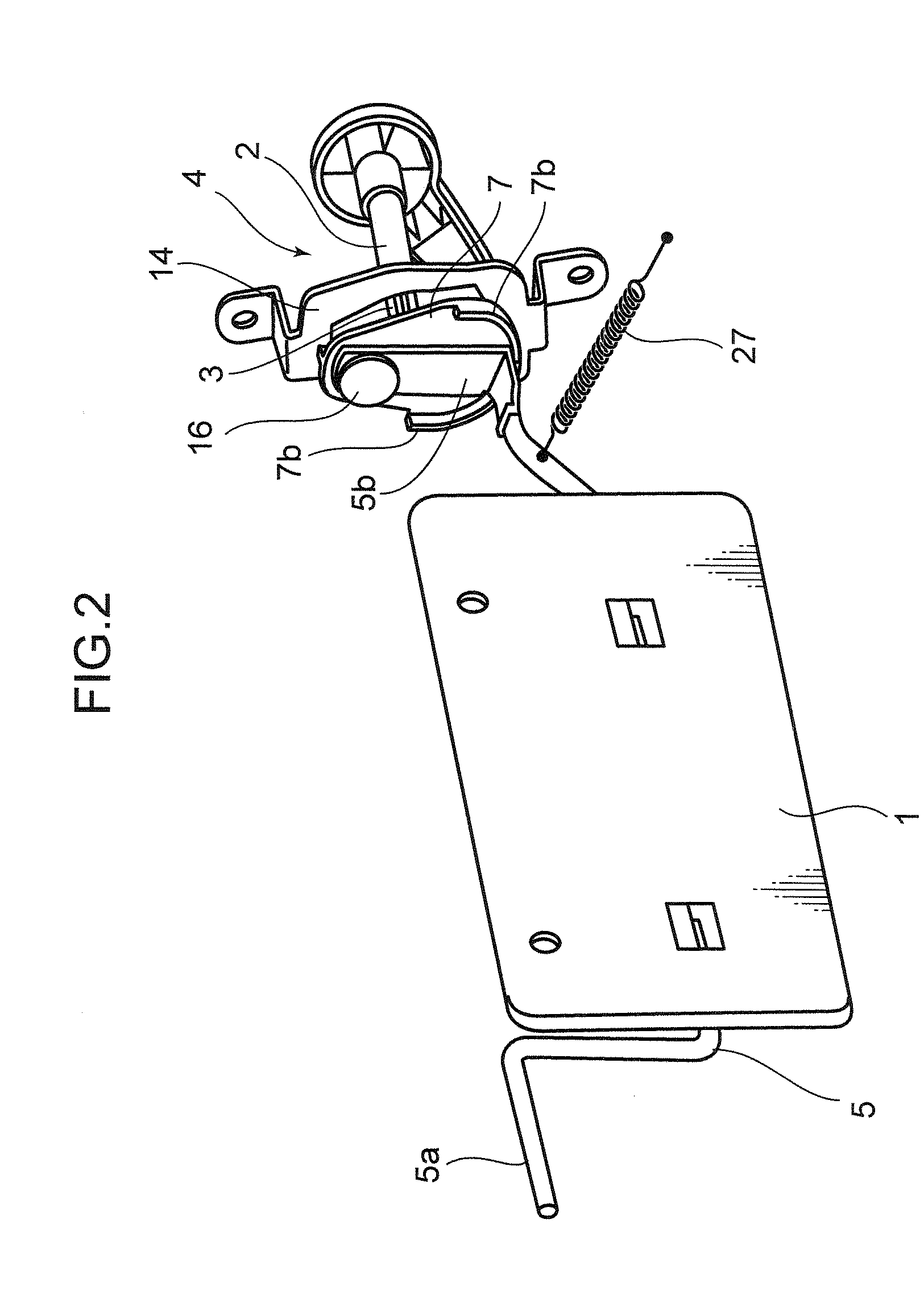 Seat back structure with lumbar support for vehicle