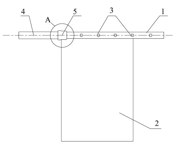 Transition method and transition joint between polar plate and copper conducting beam