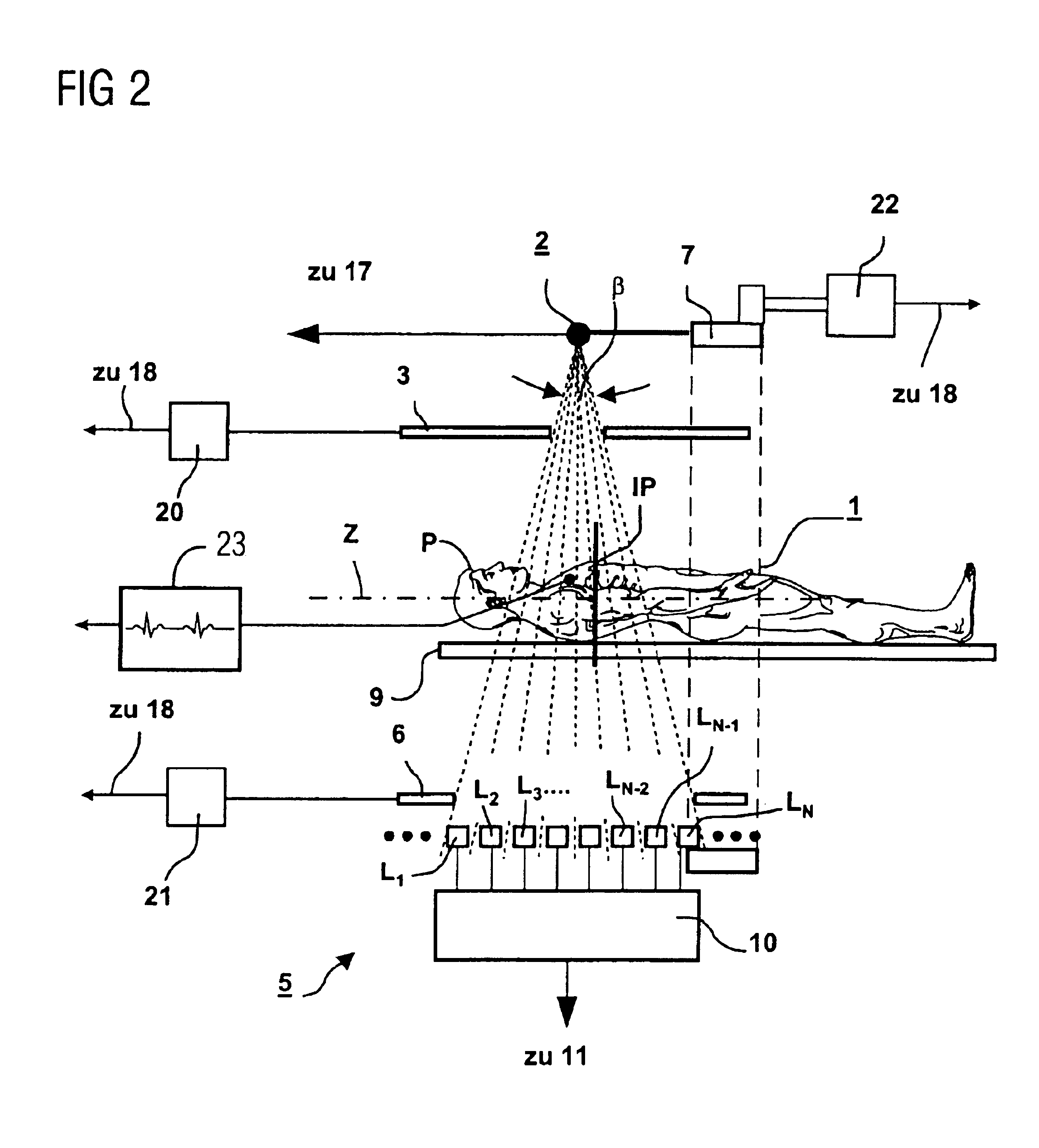 Method for computed tomography of a periodically moving object to be examined, and a CT unit for carrying out this method