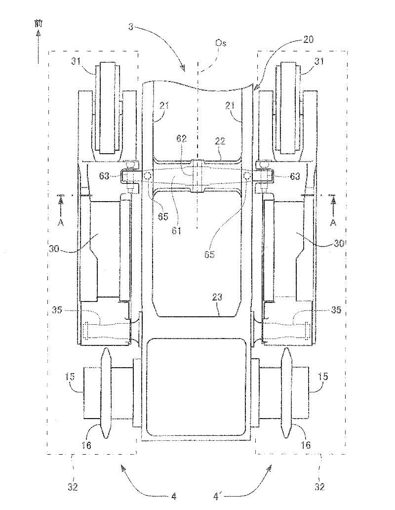 Suspension device for working vehicle