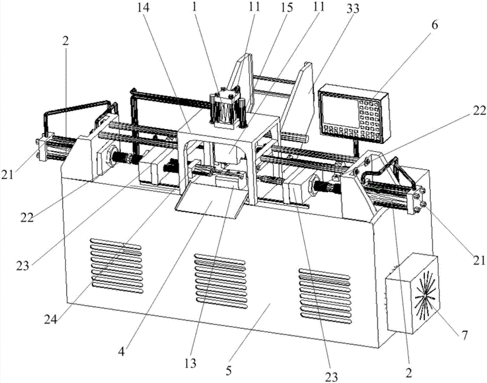 Double-ended tube expanding equipment for hardware tubes