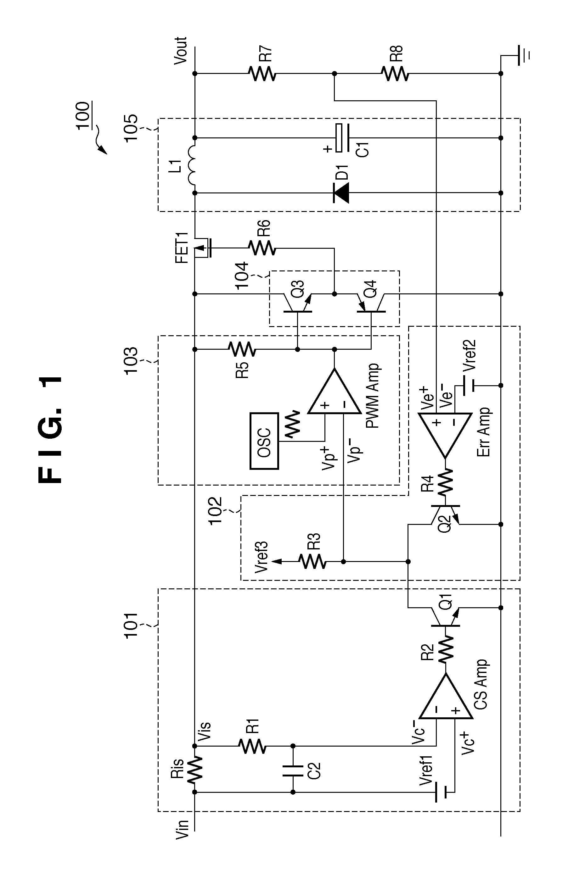 Switching power supply device using switching regulator