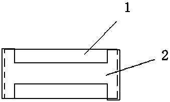 Plate overlapping straightening process for waved surfaces on two sides of ultra-thin middle-thick plate