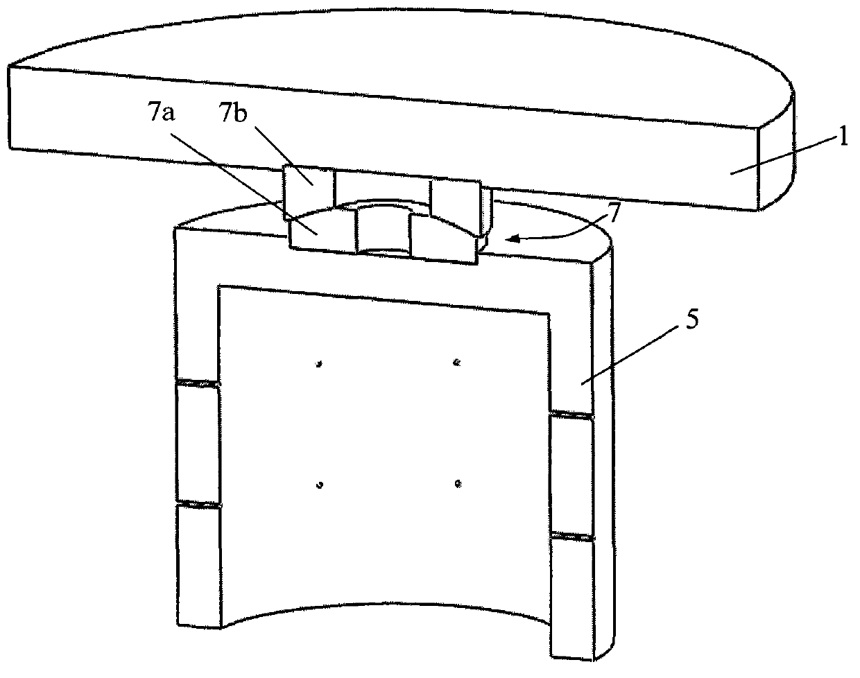 Eddy-current damping zero-stiffness vibration isolator with angular decoupling function by aid of sliding joint bearing