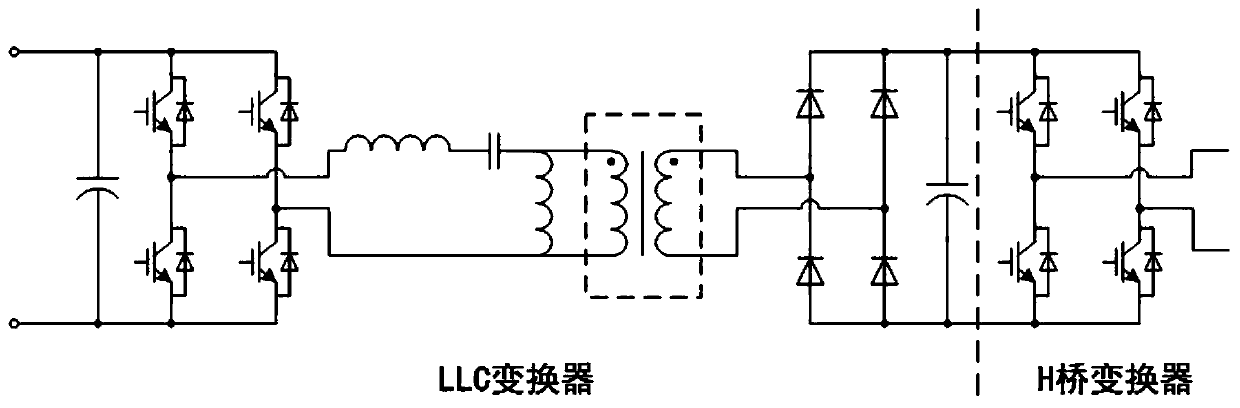 Two-stage converter, starting method thereof, LLC converter and application system