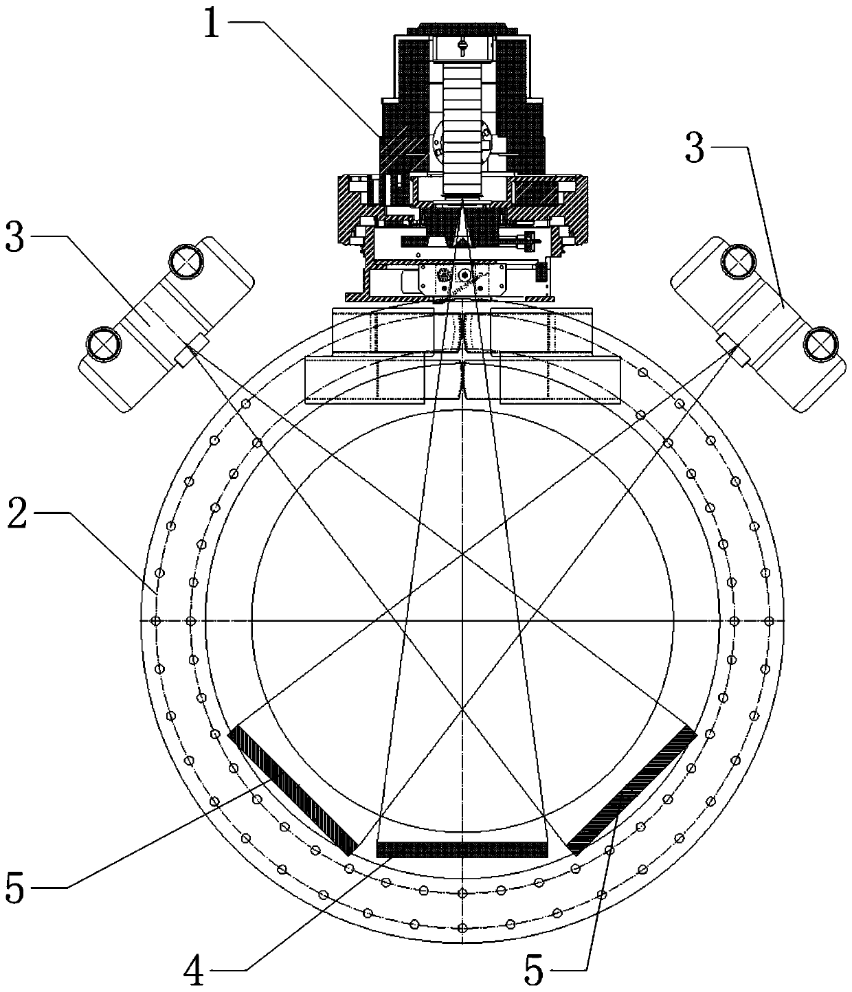 Cancer radiation therapy image guiding equipment