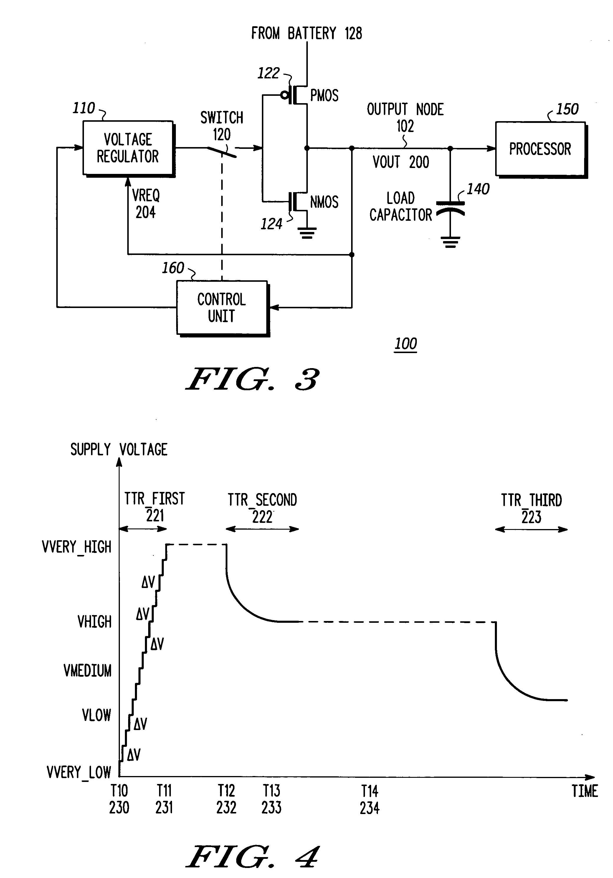 Apparatus and method for high speed voltage regulation