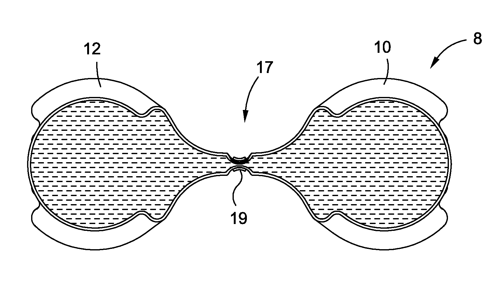 Intragastric implants with multiple fluid chambers