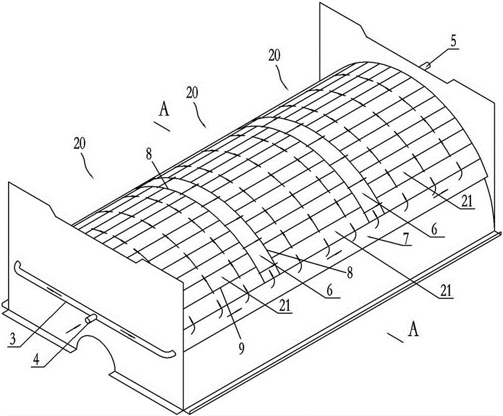 Heating device of washing and dyeing device