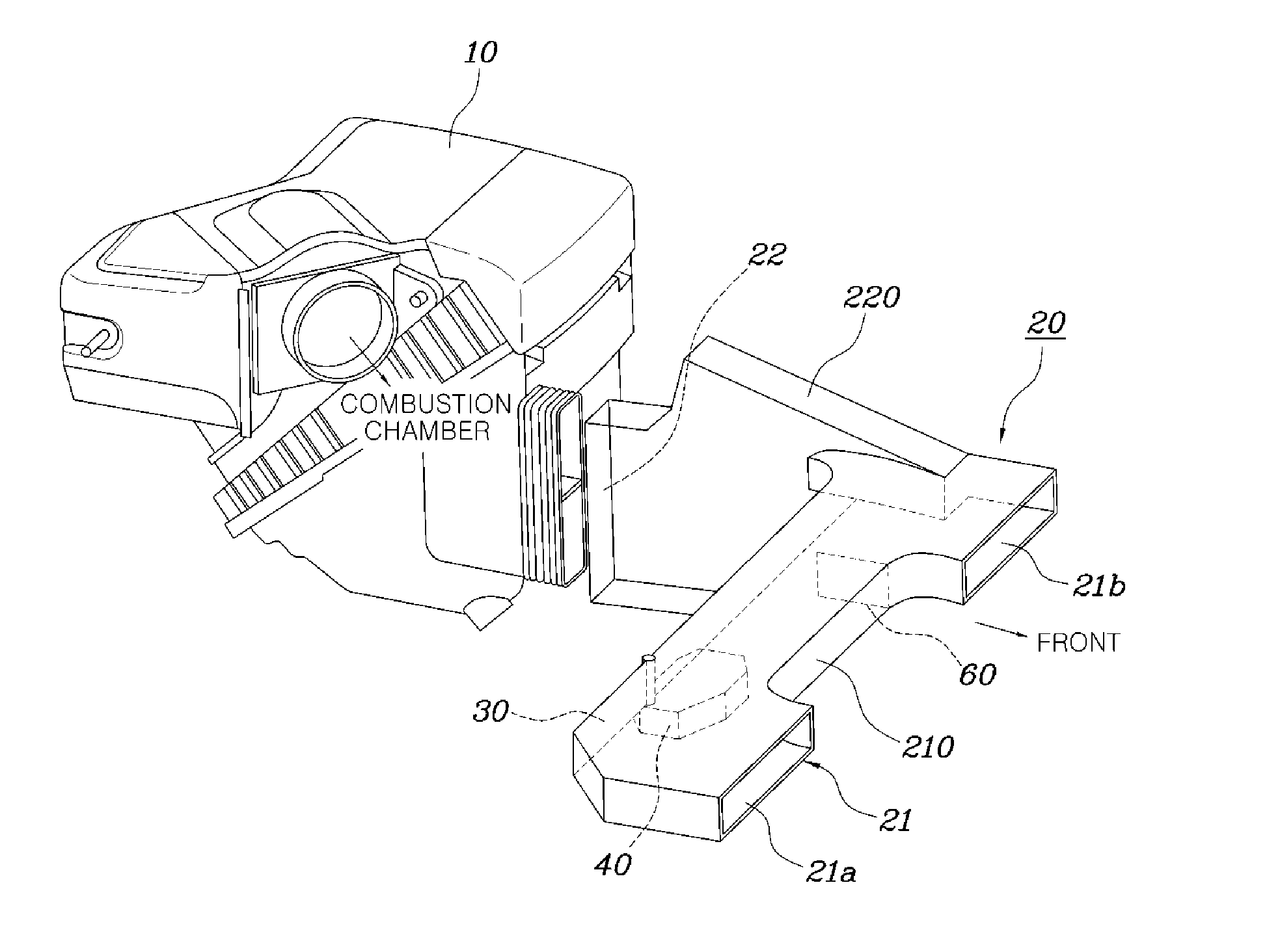 Apparatus for improving cooling efficiency of engine room in vehicle