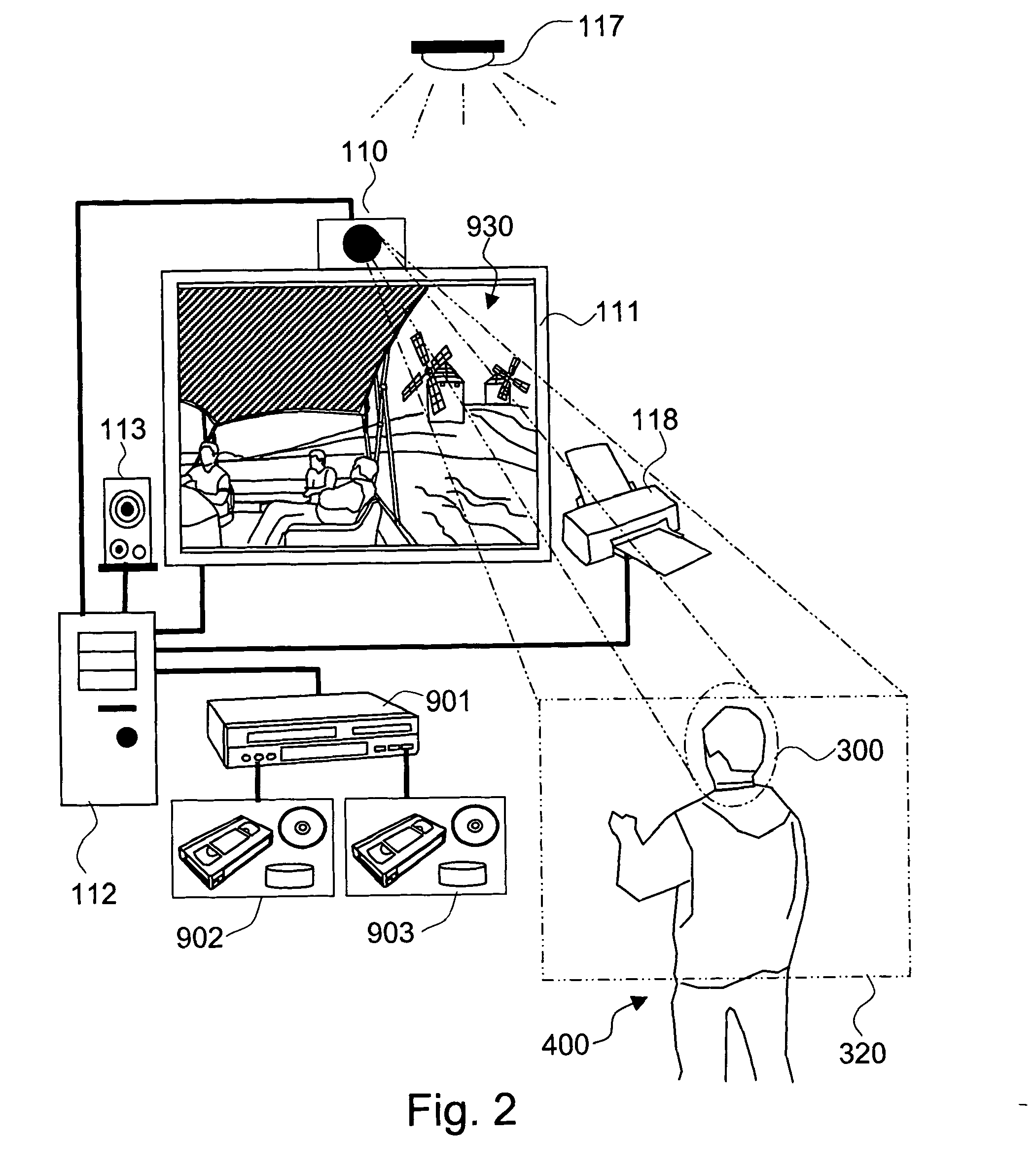 Method and System for Immersing Face Images into a Video Sequence