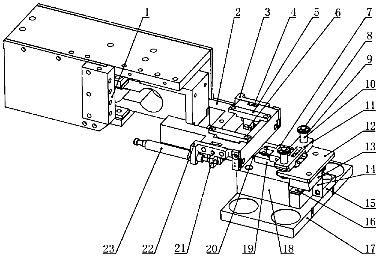 A locking device and assembly method for automatic assembly of tiny parts