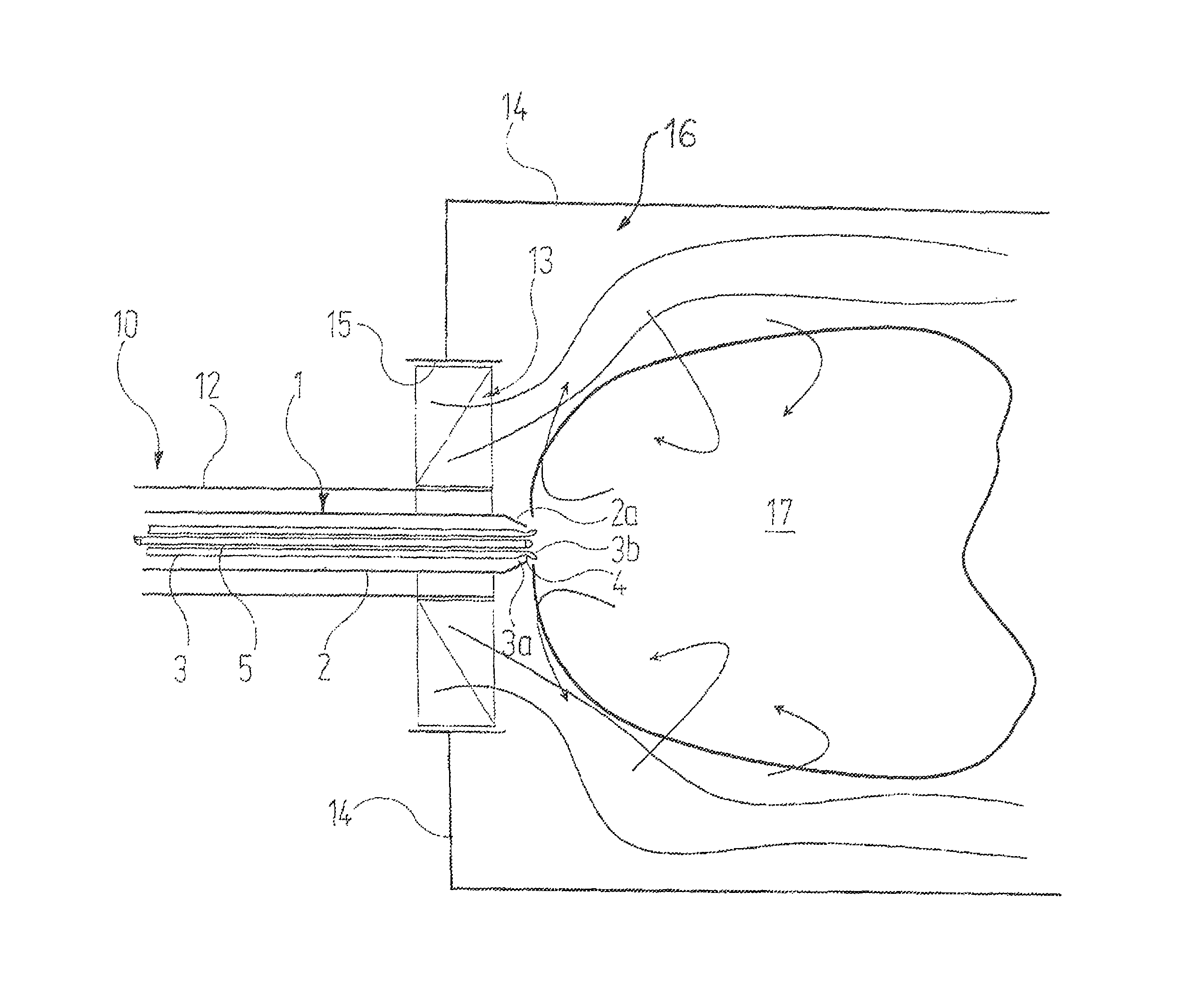 Burner for a thermal post-combustion device