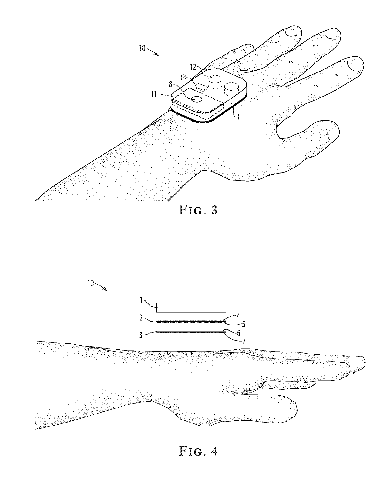 Hand-attached controlled pulsed vibration device