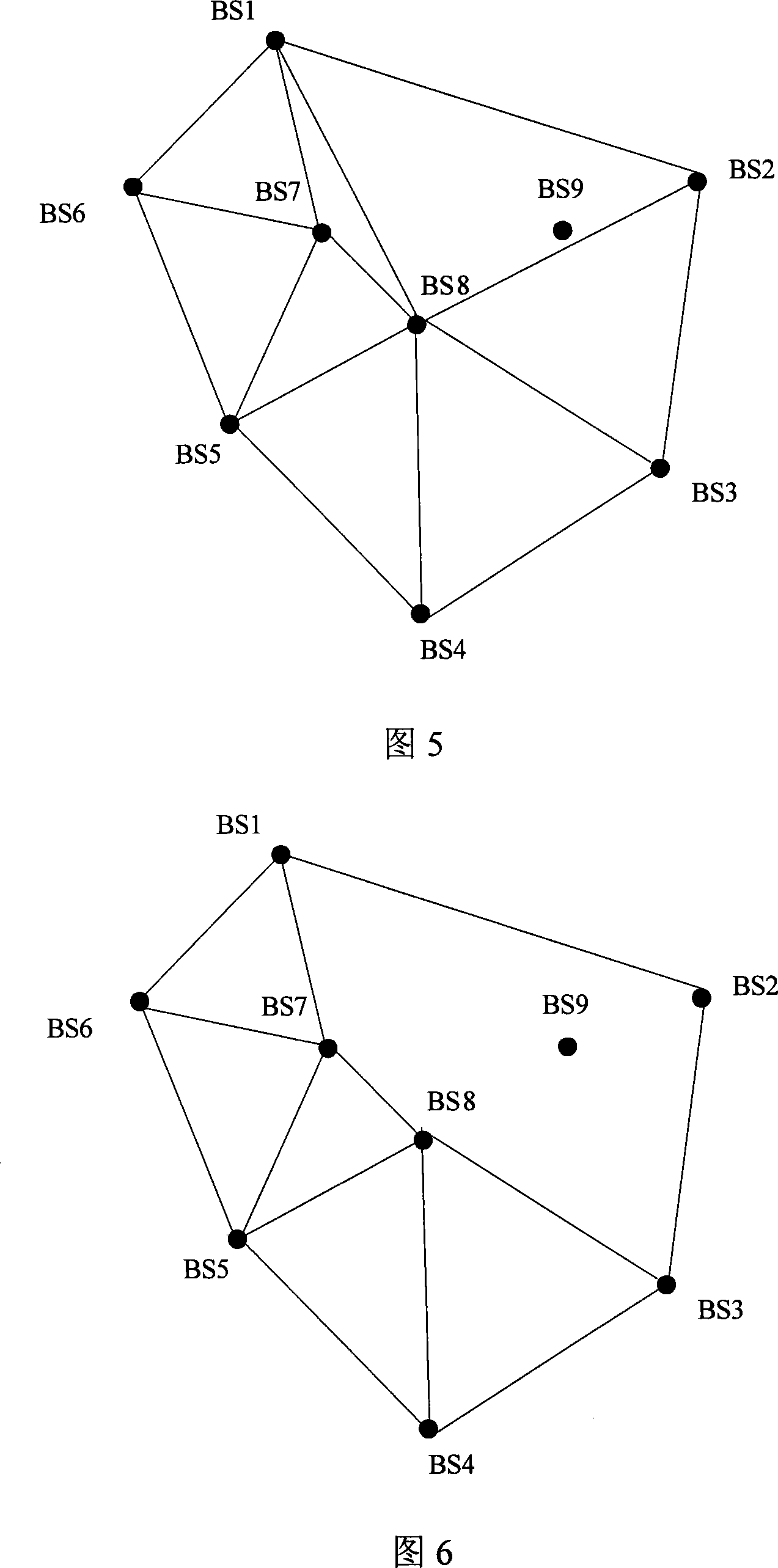 Adjacent cell planning method for mobile honeycomb network
