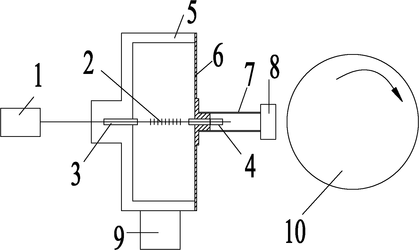 Method and detection sensor for detecting optical fiber grating vibration of large-scale mechanized equipment