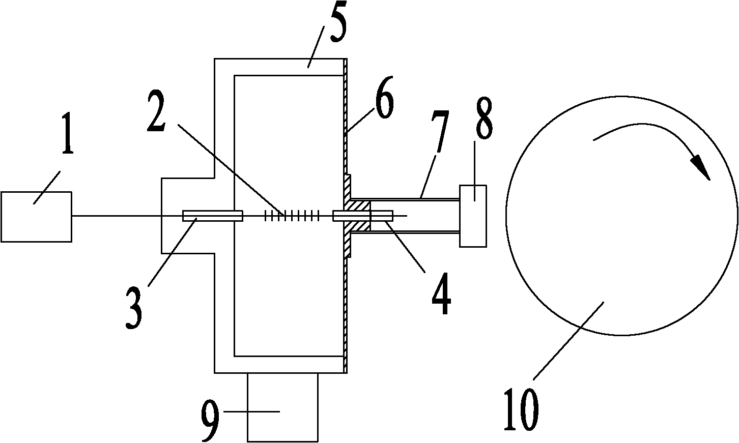 Method and detection sensor for detecting optical fiber grating vibration of large-scale mechanized equipment