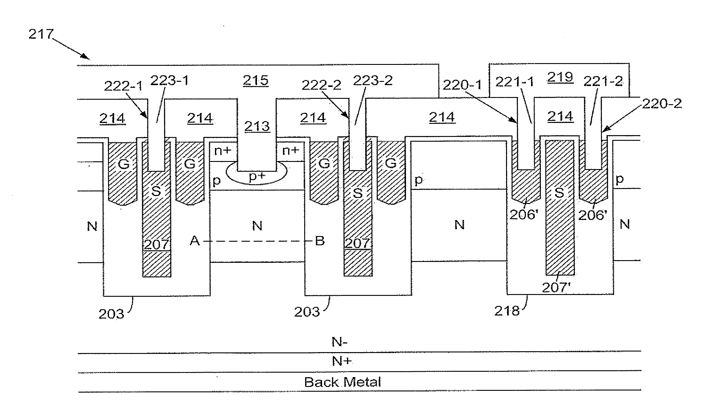 Trench mosfet with resurf stepped oxide and diffused drift region