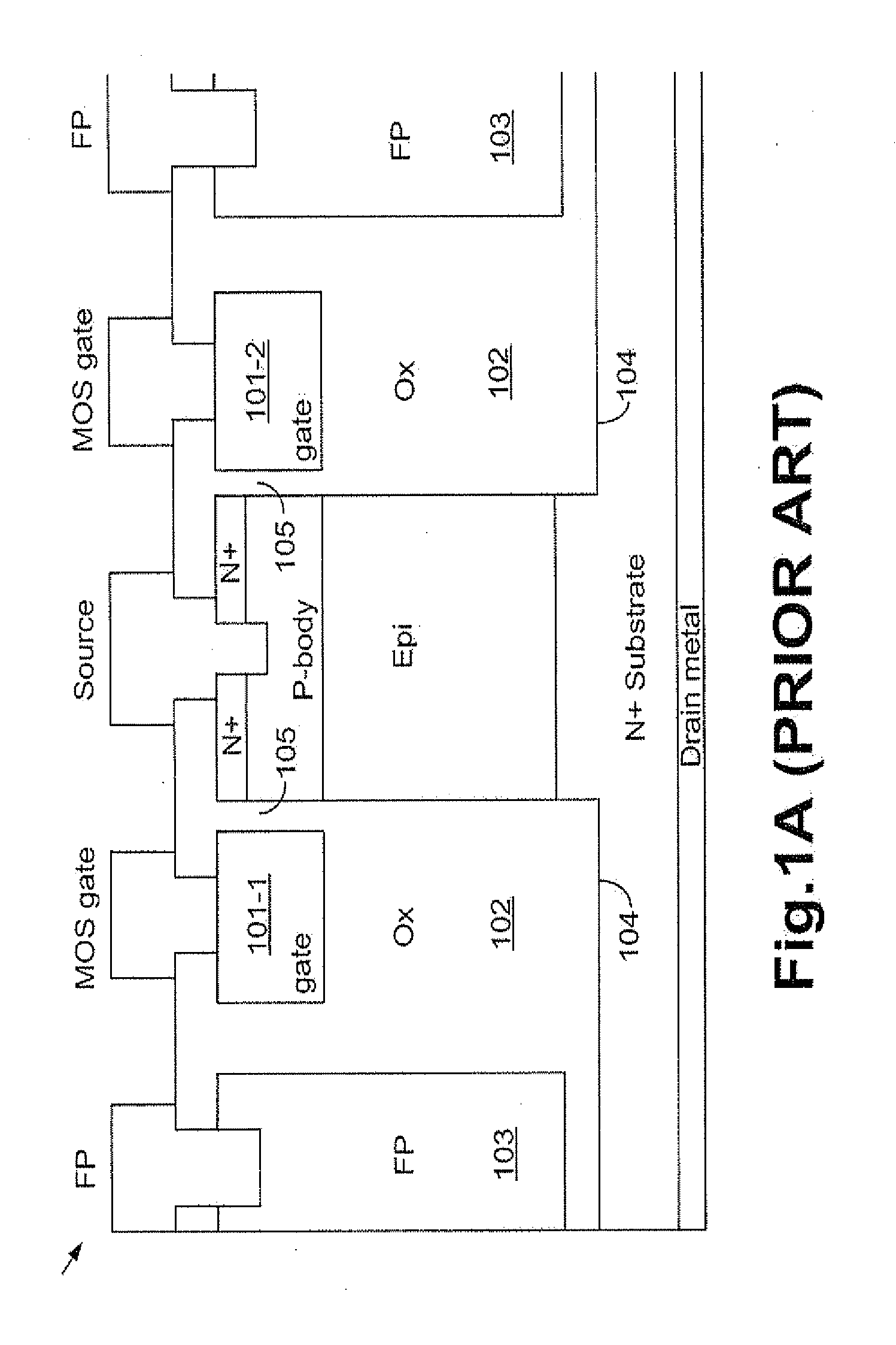 Trench mosfet with resurf stepped oxide and diffused drift region