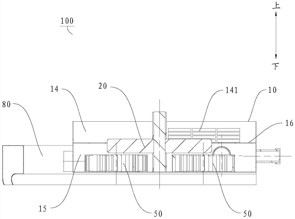 Humidification and dehumidification device and air conditioner with same