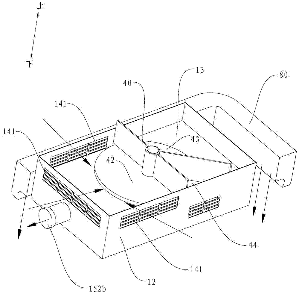 Humidification and dehumidification device and air conditioner with same