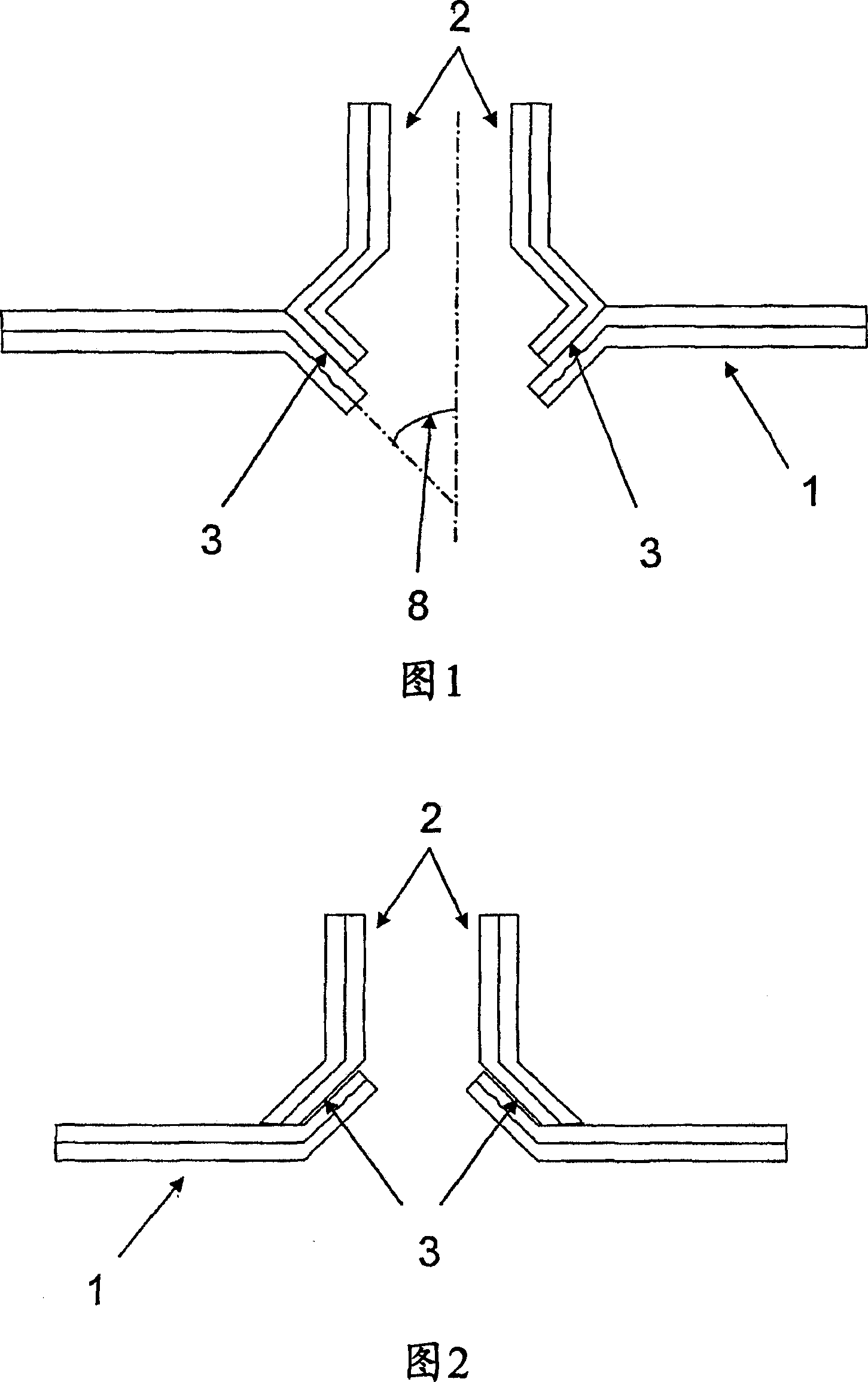 System for fastening two components on the motor fuel tank, method of fastening by means of this fastening system, and fuel system